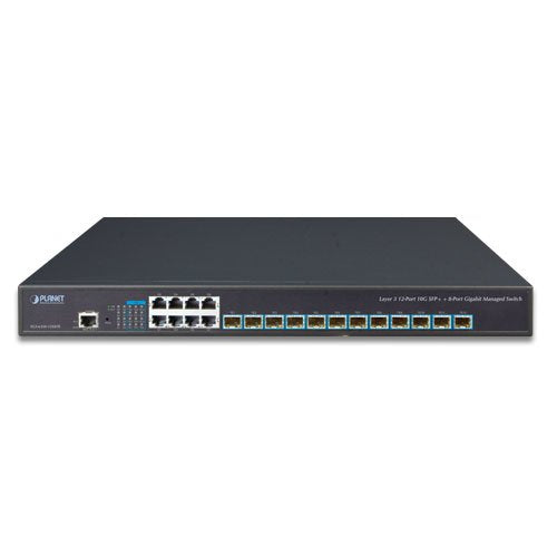 EAN 4711605283236 - PLANET XGS-6350-12X8TR switch Gestionado L3 Gigabit Ethernet (10/100/1000) 1U Negro imagen 2