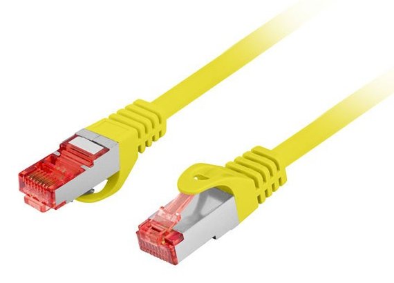 EAN 5901969442854 - Lanberg PCF6-10CU-0100-Y cable de red Amarillo 1 m Cat6 S/FTP (S-STP) imagen 1