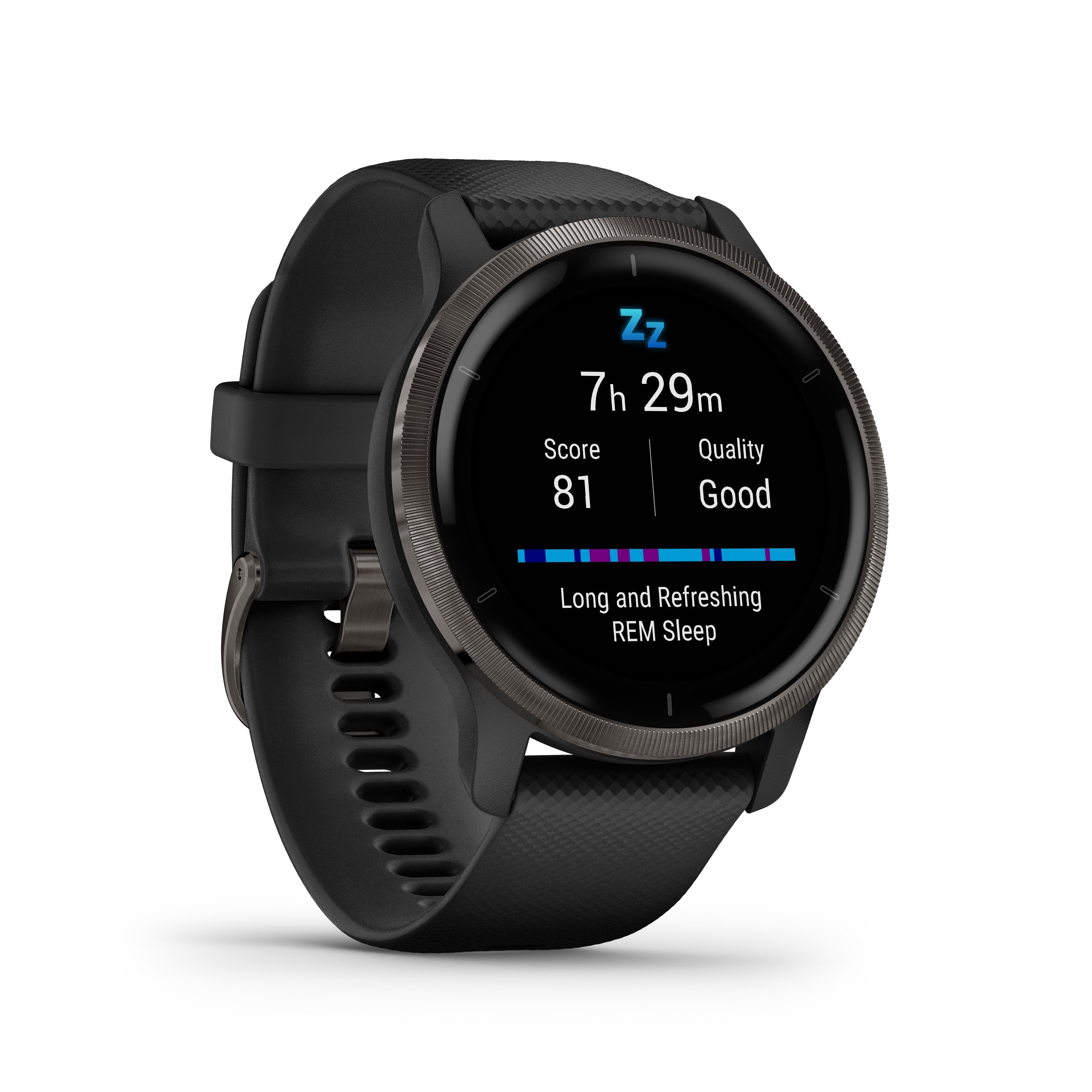 Garmin Venu 2 Negro/Pizarra Smartwatch Multideporte Wifi Gps Integrado Frecuencia Actividad Sueño 45 Mm