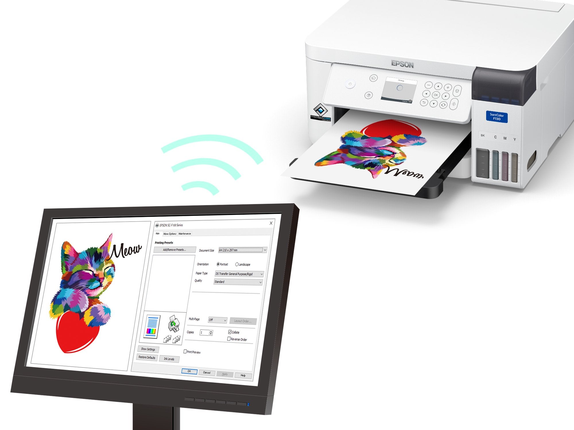 EAN 8715946690674 - Epson SureColor SC‑F100 impresora de gran formato Wifi Inyección de tinta Color 600 x 1200 DPI A4 (210 x imagen 5