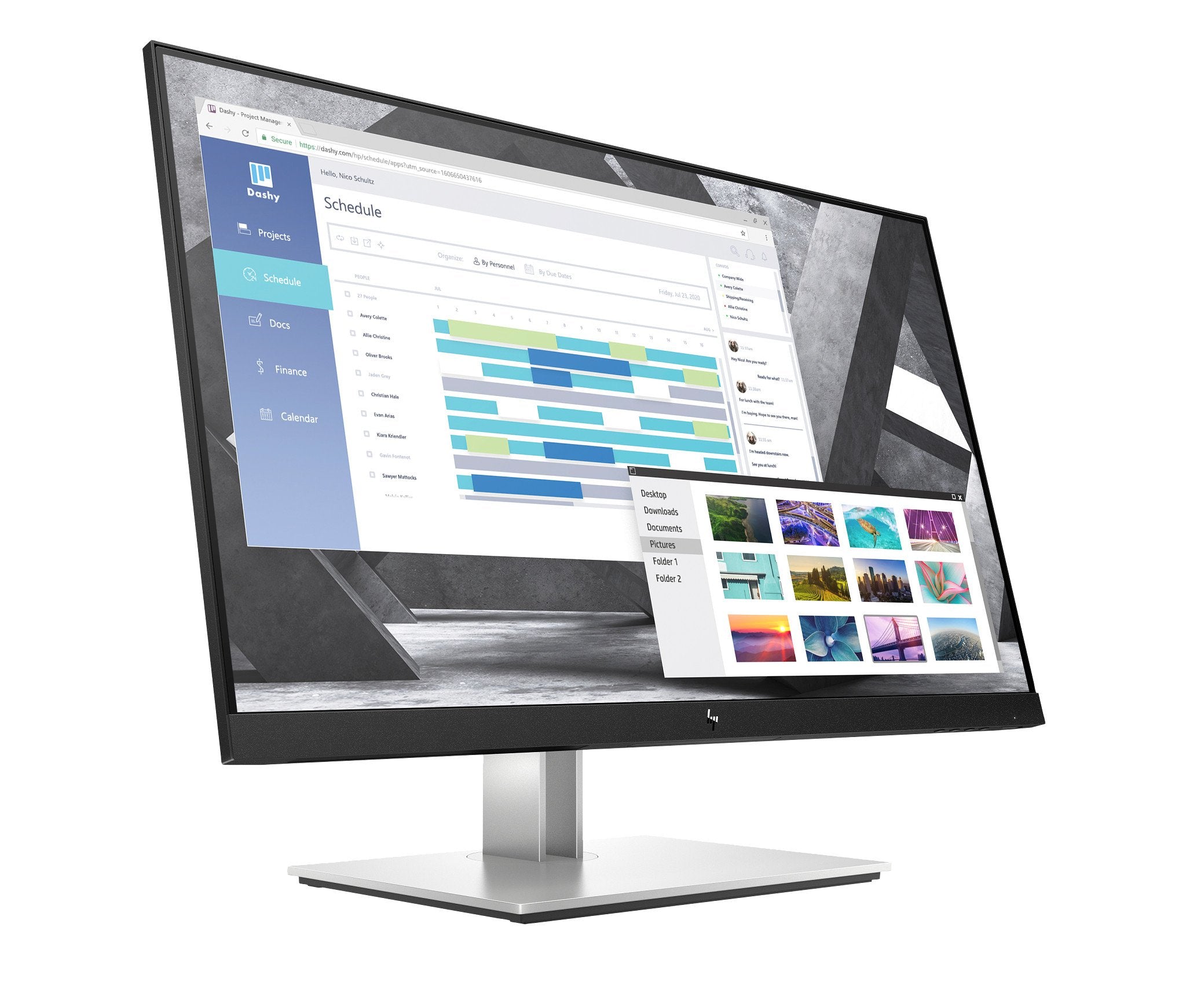 Monitor Hp E27q G4 Ips 27" 2560x1440 Regulable En Altura 3 Años