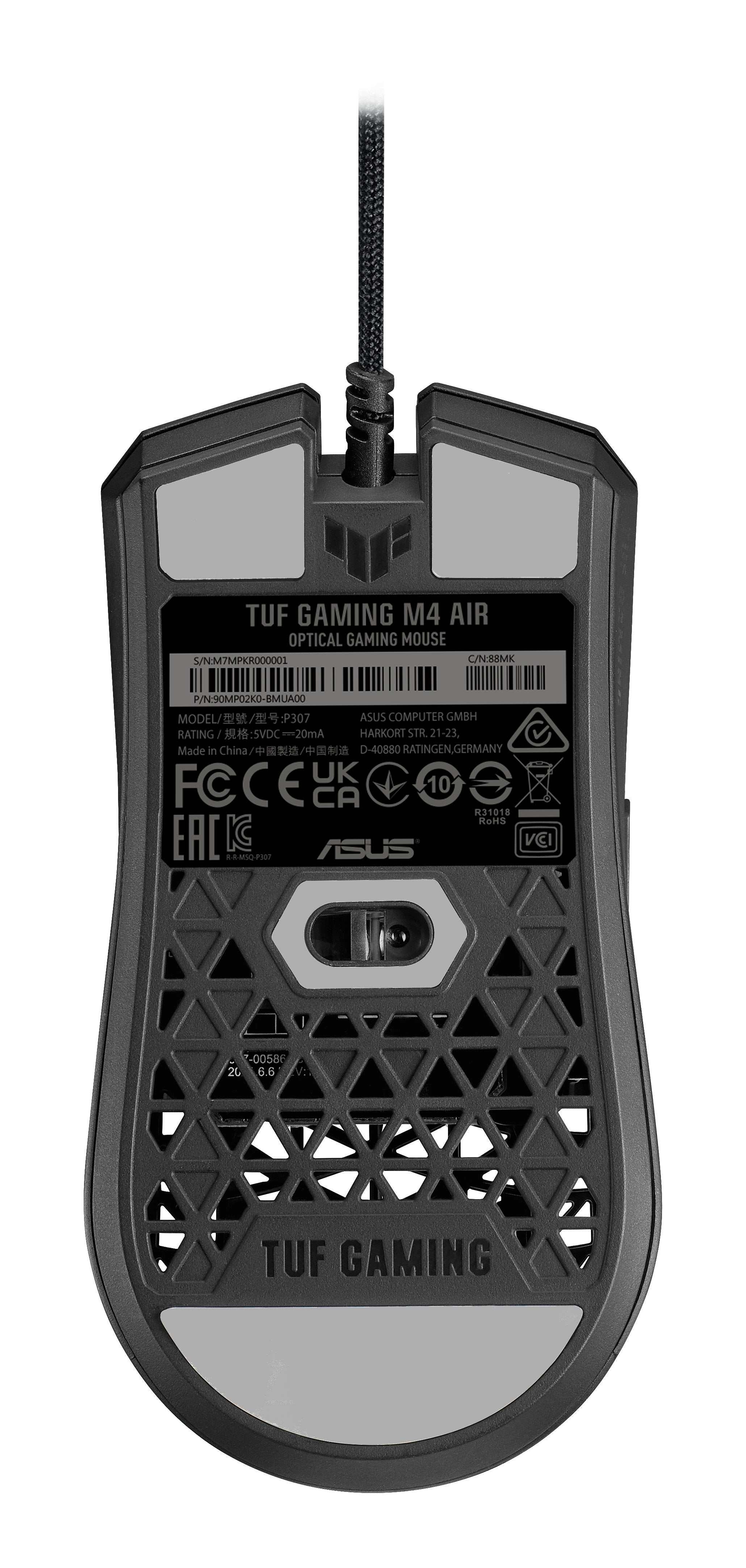 EAN 4711081335474 - ASUS TUF Gaming M4 Air ratón Juego Ambidextro USB tipo A Óptico 16000 DPI imagen 2