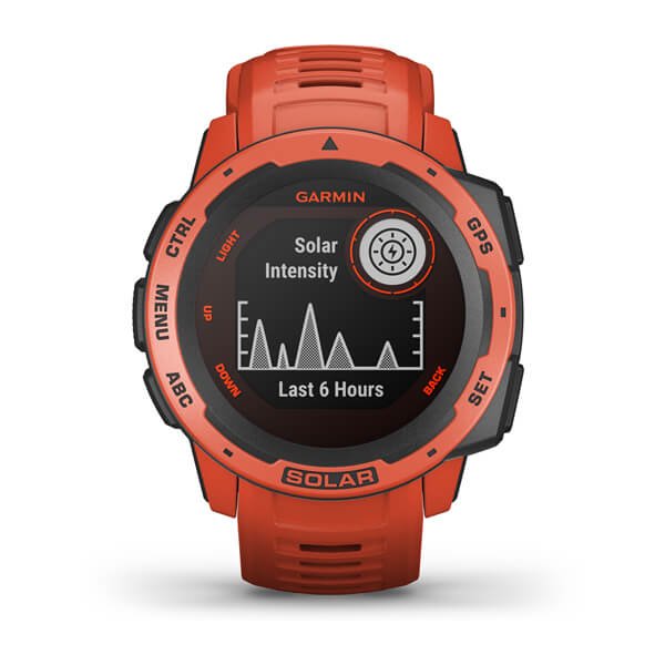 Smartwatch Garmin Instinct Solar Notificaciones Frecuencia Cardíaca Gps Rojo