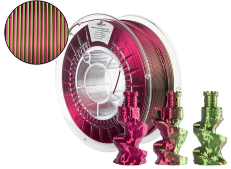 Filament Spectrum · Pla Magic Silk · Magenta Blossom · 1.75mm · 1kg