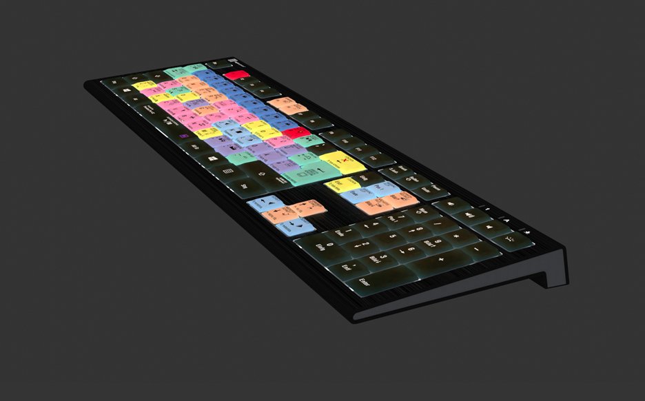 EAN 5707795018832 - Logickeyboard LKB-PPROCC-A2PC-DE teclado Ratón incluido Juego USB QWERTZ Alemán Negro imagen 5