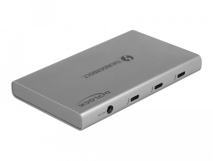 Delock Hub Thunderbolt 4 De 3 Puertos Con Puerto Superspeed Usb 10 Gbps Tipo-A - 8k
