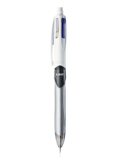 Bic Bolígrafo Multifunción De 3 Colores Y Portaminas De 0,7mm Con Goma Caja -12u-