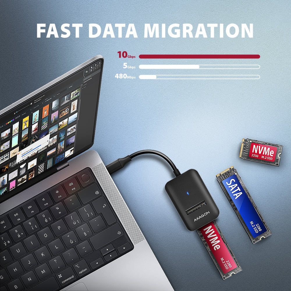 EAN 8595247908230 - Axagon Nicht kategorisiert tarjeta y adaptador de interfaz M.2, SATA imagen 3