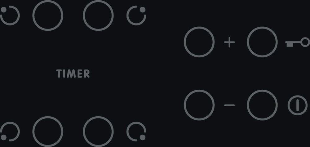 EAN 8050147042816 - Indesit AAR 160 C Negro Integrado 58 cm Cerámico 4 zona(s) imagen 3