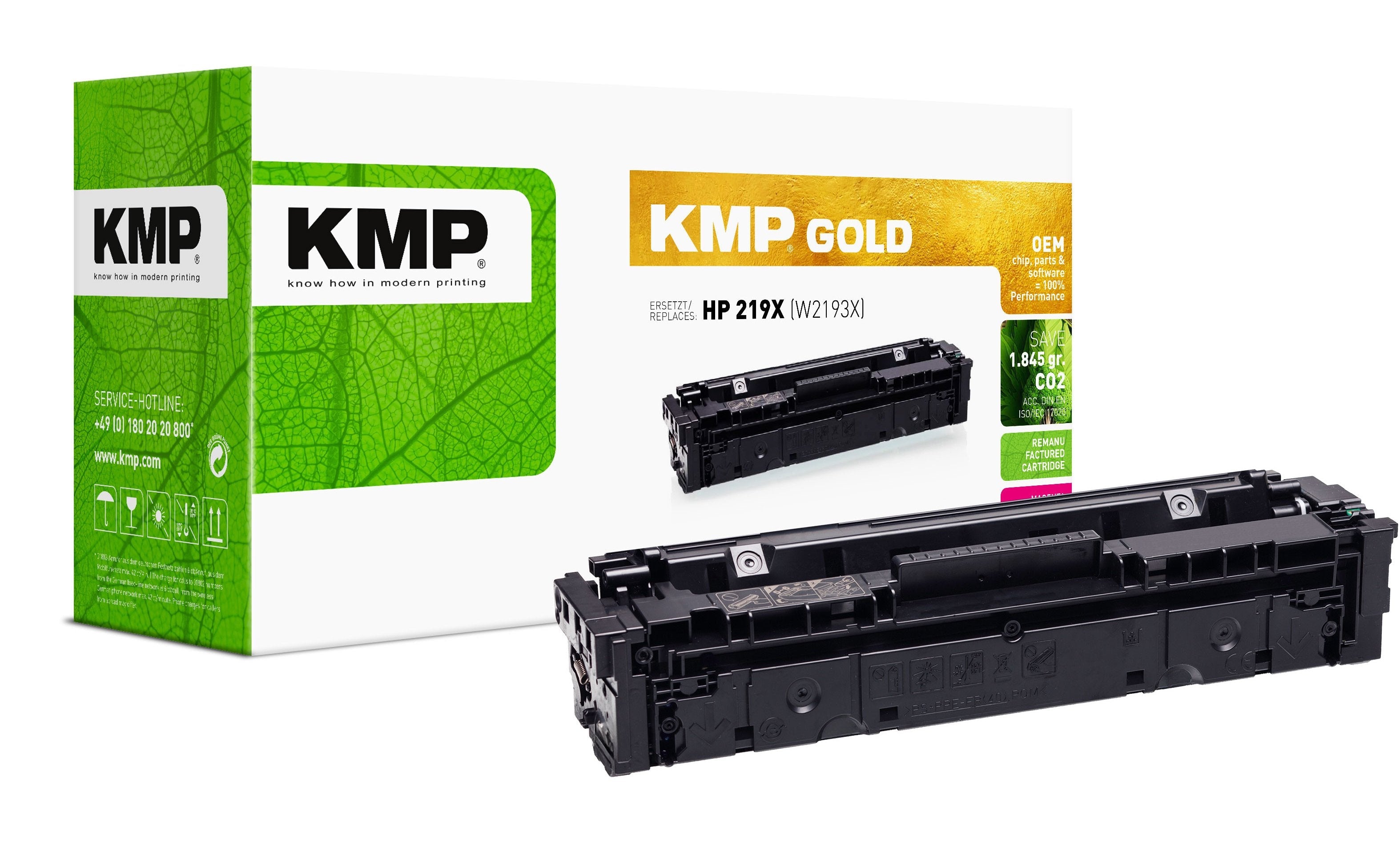 Toner Kmp Gold Hp 219x W2193x Magenta 2500 Copias Remanufactured