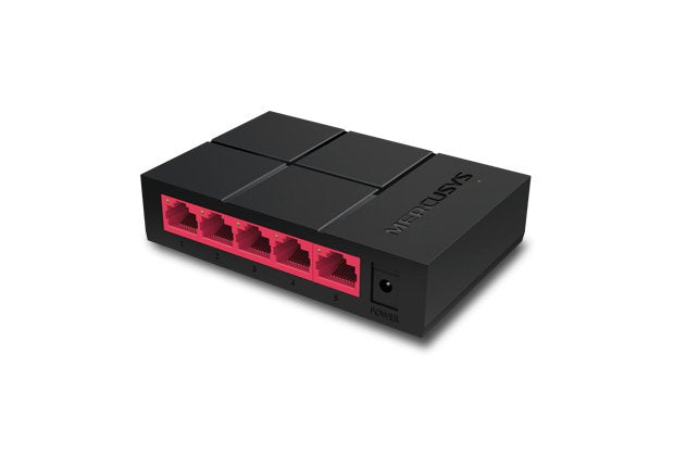 EAN 6935364099619 - Mercusys MS105G switch No administrado Gigabit Ethernet (10/100/1000) Negro imagen 3