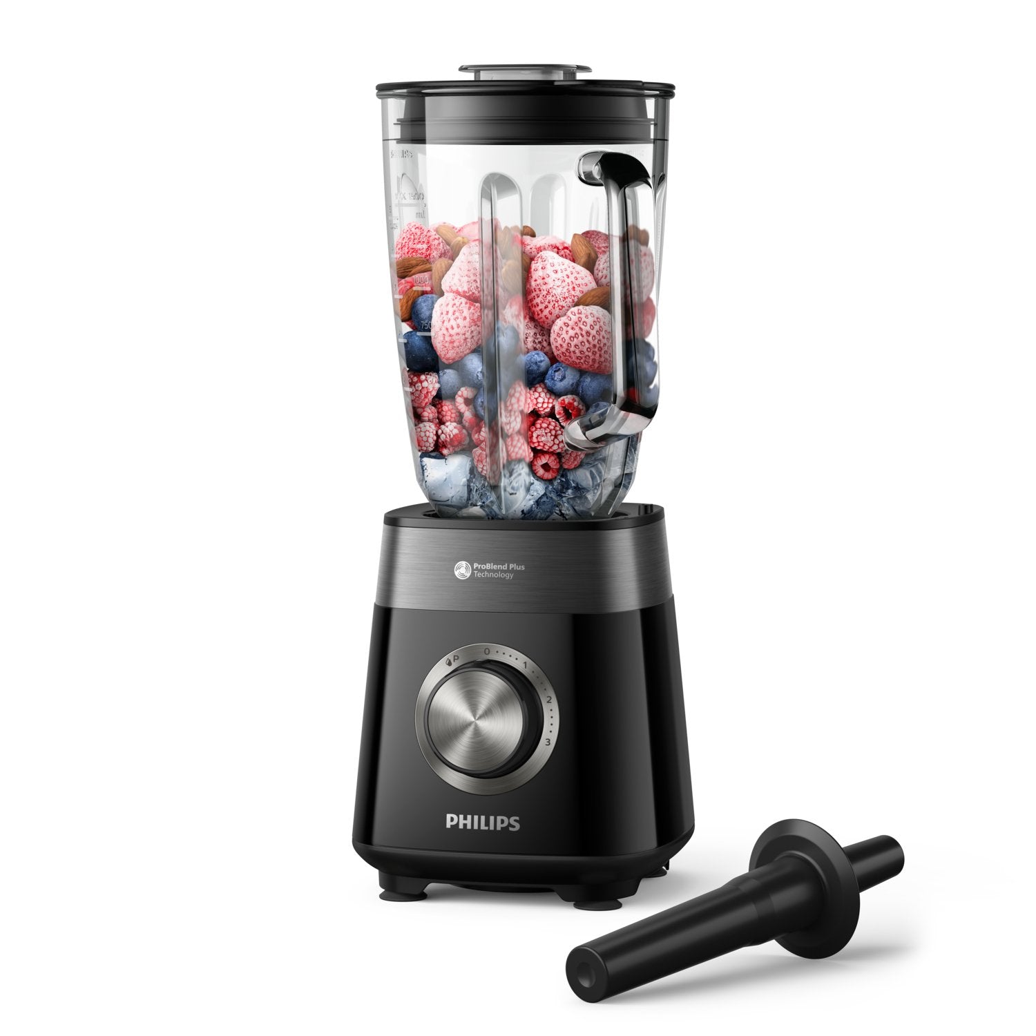 EAN 8720389032639 - Philips 5000 series HR3030/00 licuadora 2 L Batidora de vaso 1200 W Negro imagen 1