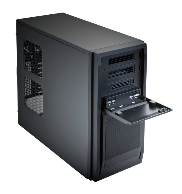 Caja Pc Chieftec Lf-02b-Op Carcasa De Ordenador Midi Tower Negro