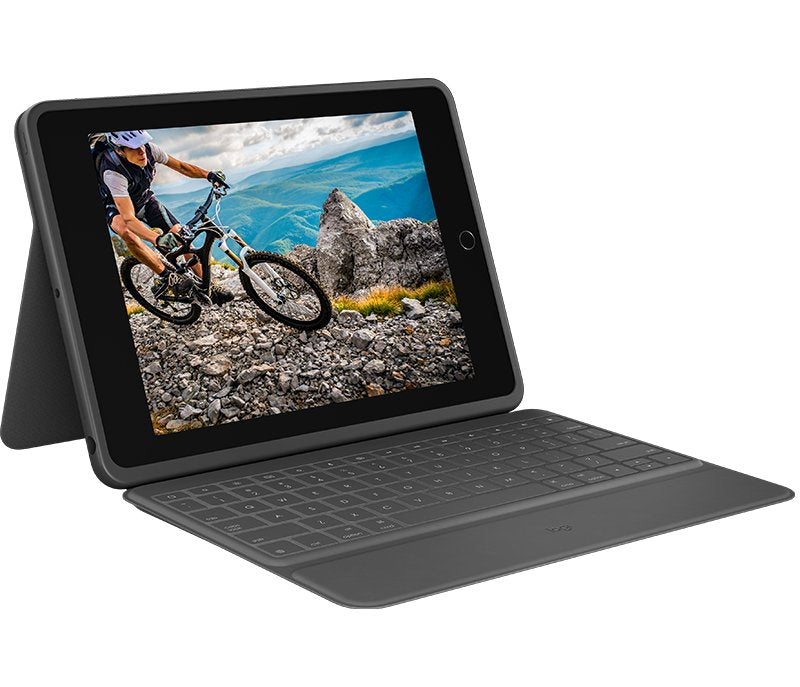 Teclado Bluetooth Funda Logitech Rugged Folio Para Ipad ( 7 Generacion) P/N:920-009317