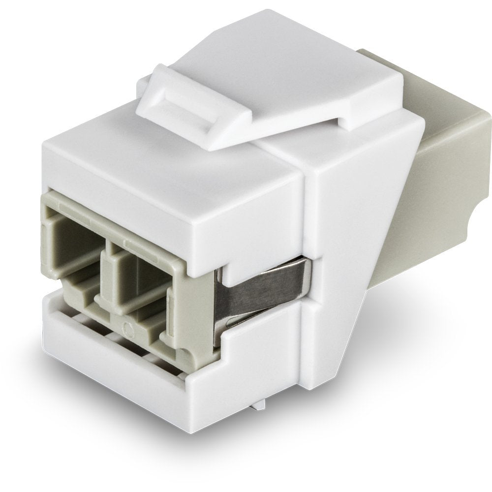 Lc Duplex Fiber Optic Keystone Coupler Jacks-