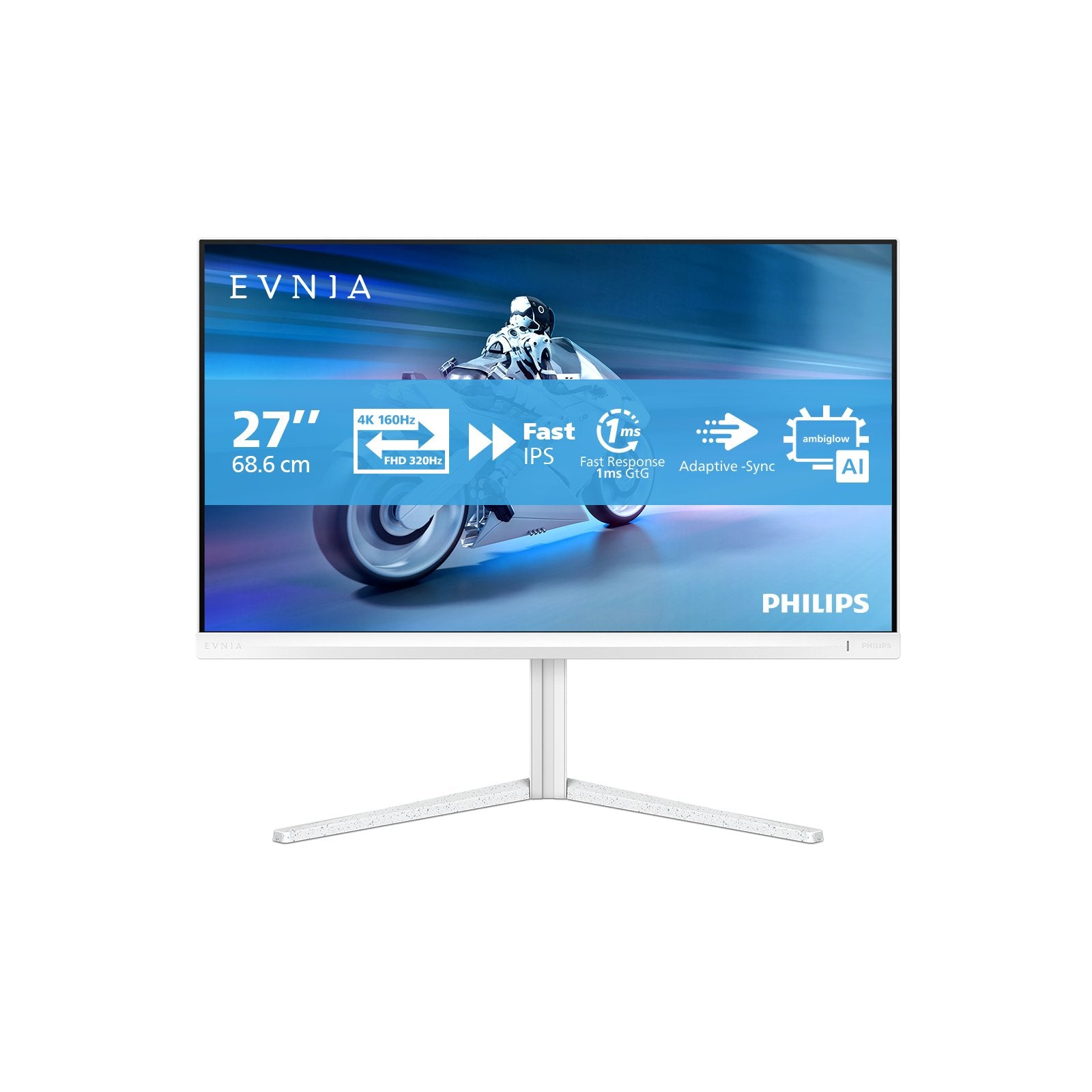EAN 8721038004311 - Philips Evnia 5000 pantalla para PC 68,6 cm (27") 3840 x 2160 Pixeles 4K Ultra HD LCD Blanco imagen 1