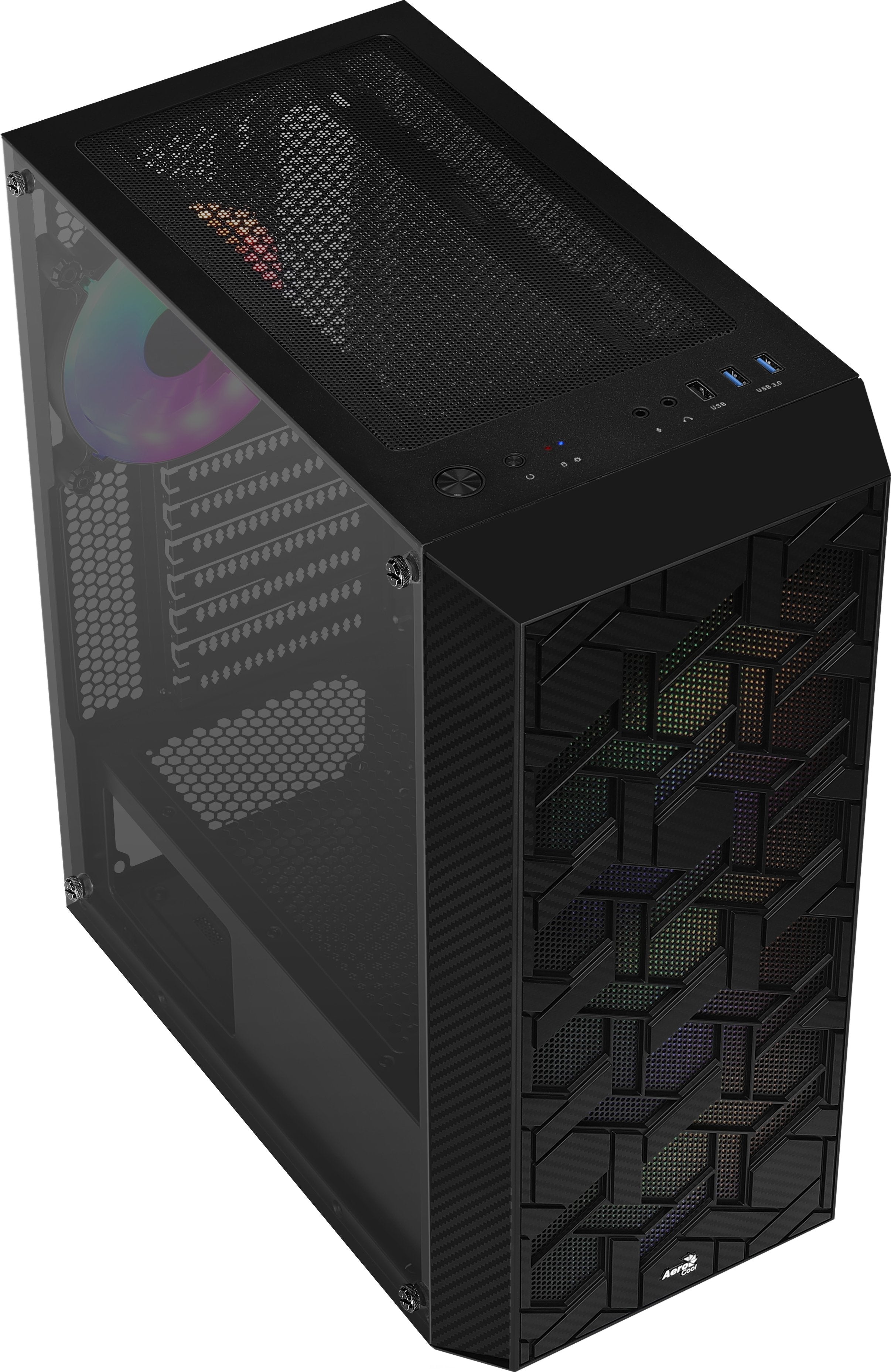 Caja Gaming Semitorre Aerocool Hivebk