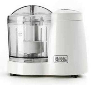 Black+Decker Bxch120e Zerkleinerer, 120, Blanco/Grau Picadora