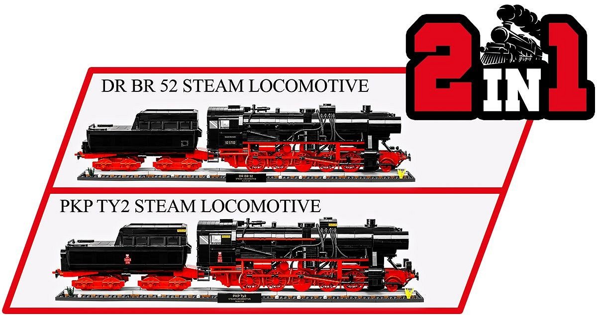 EAN 5902251062873 - COBI DR BR 52 Steam Locomotive imagen 9