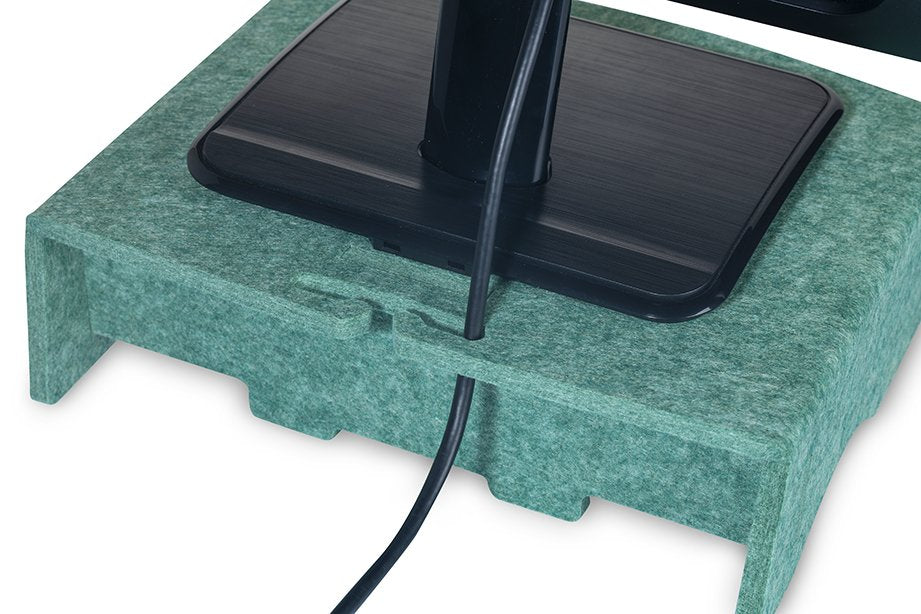 Bakkerelkhuizen Soporte Para Monitor Q-Riser 90 Circular, Verde Retail