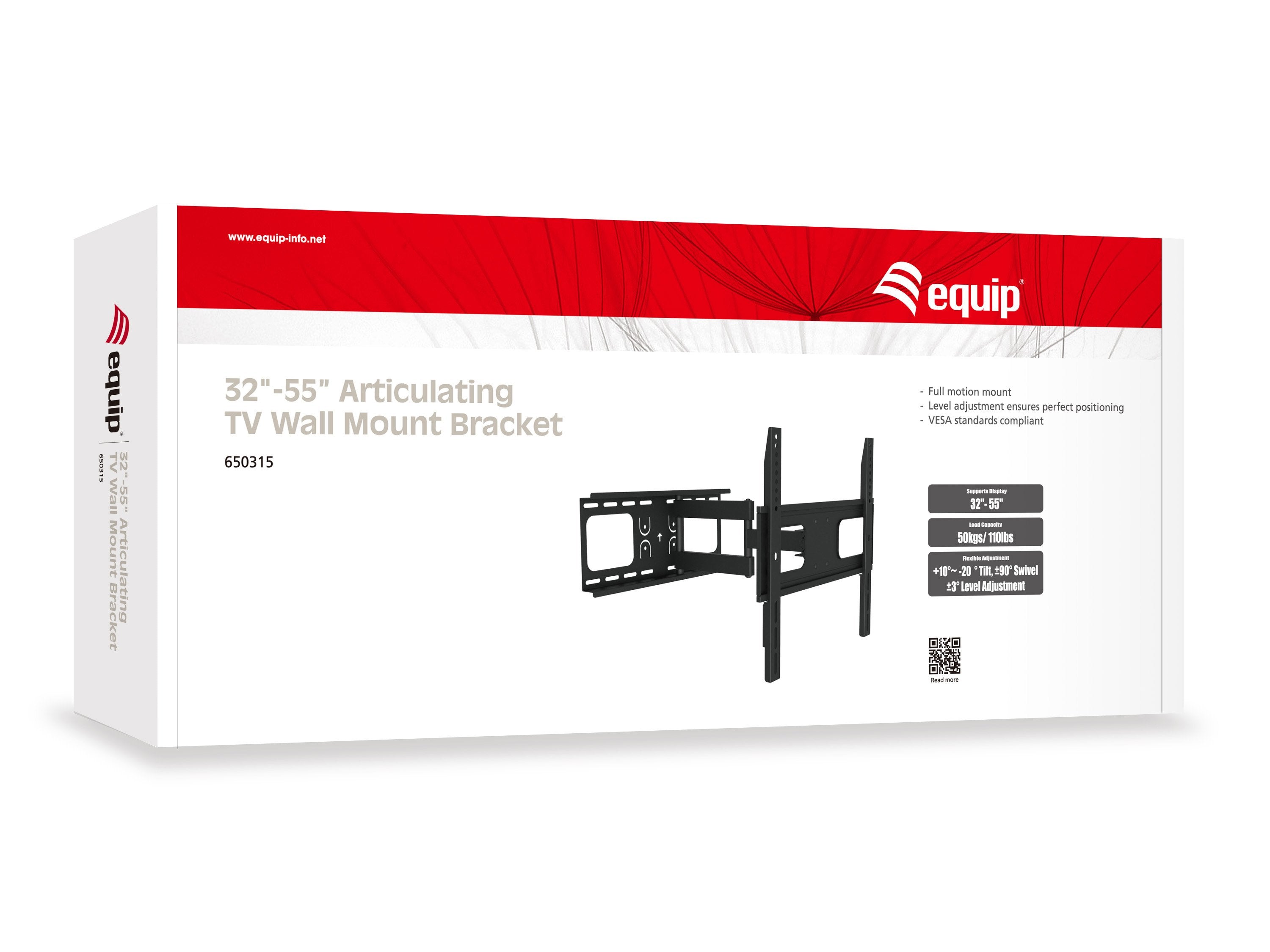 EAN 4015867198926 - Equip 650315 soporte para TV 139,7 cm (55") Negro imagen 5