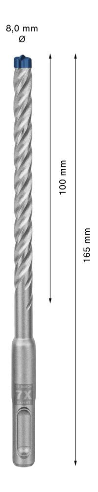 Bosch Expert Broca Sds-Plus-7x, Ø 8mm 2608900088
