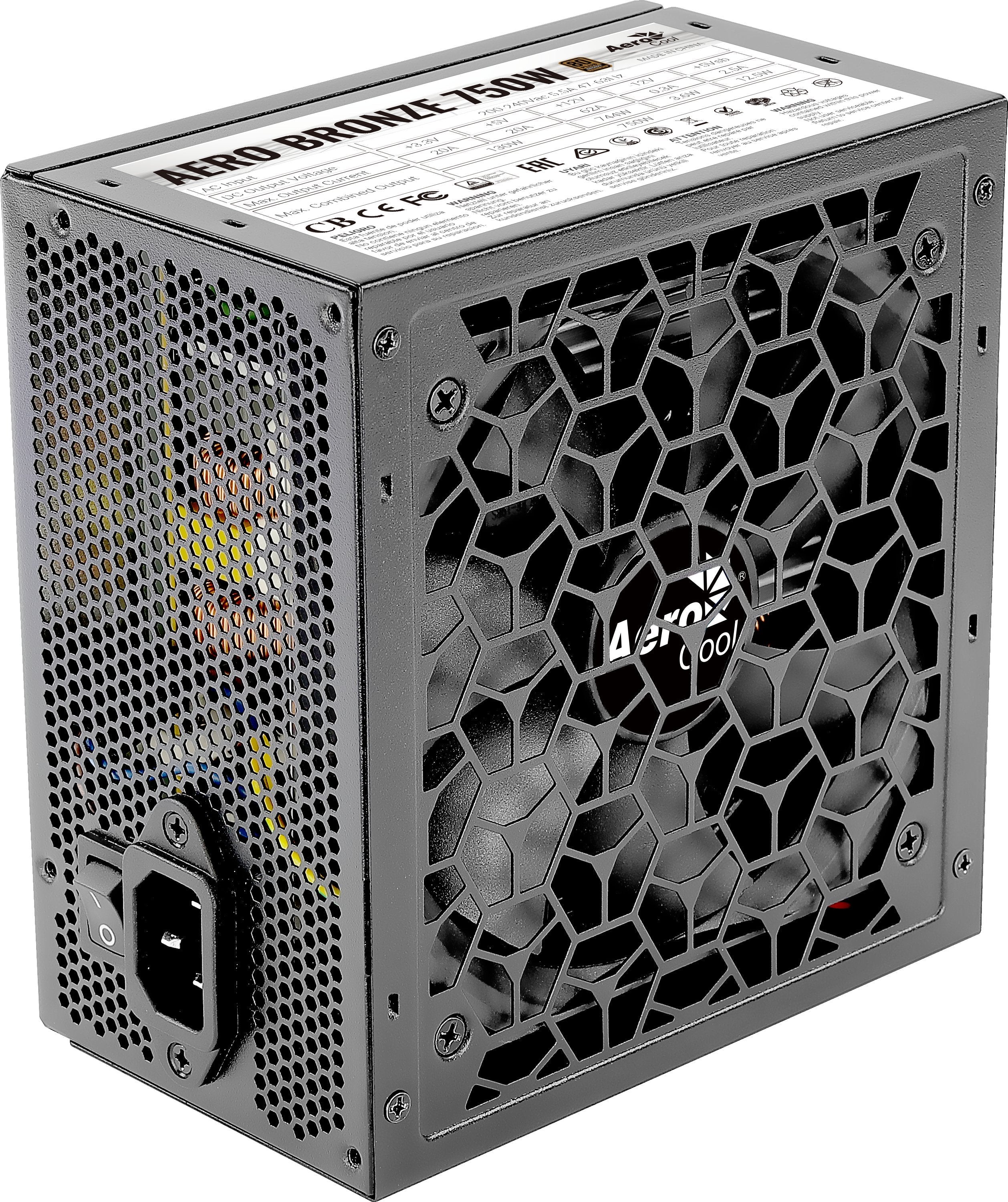 Fuente De Alimentacion Aerocool Aero Bronze 750w