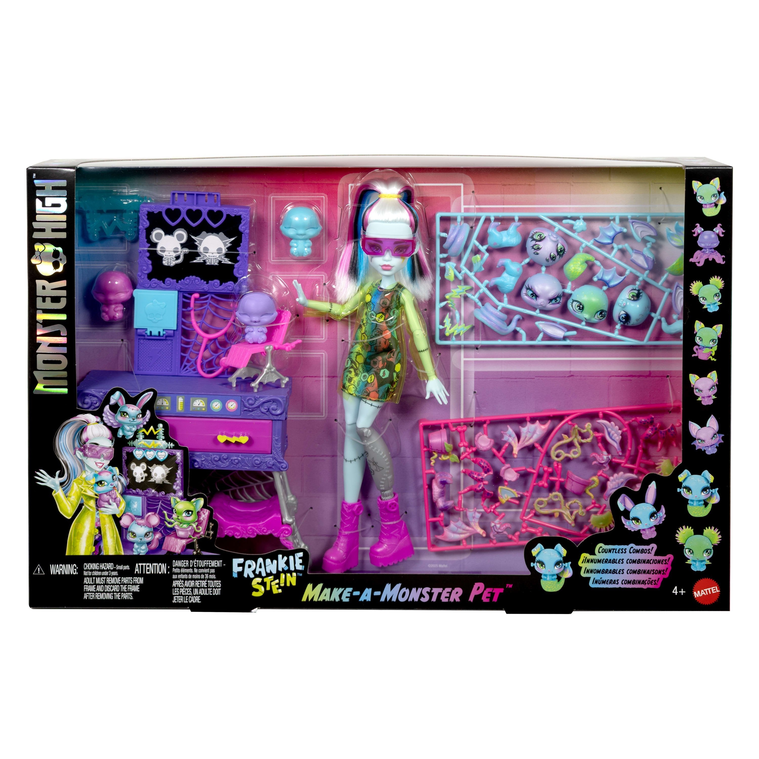 Muñeca Frankie Stein + Laboratorio Monster High