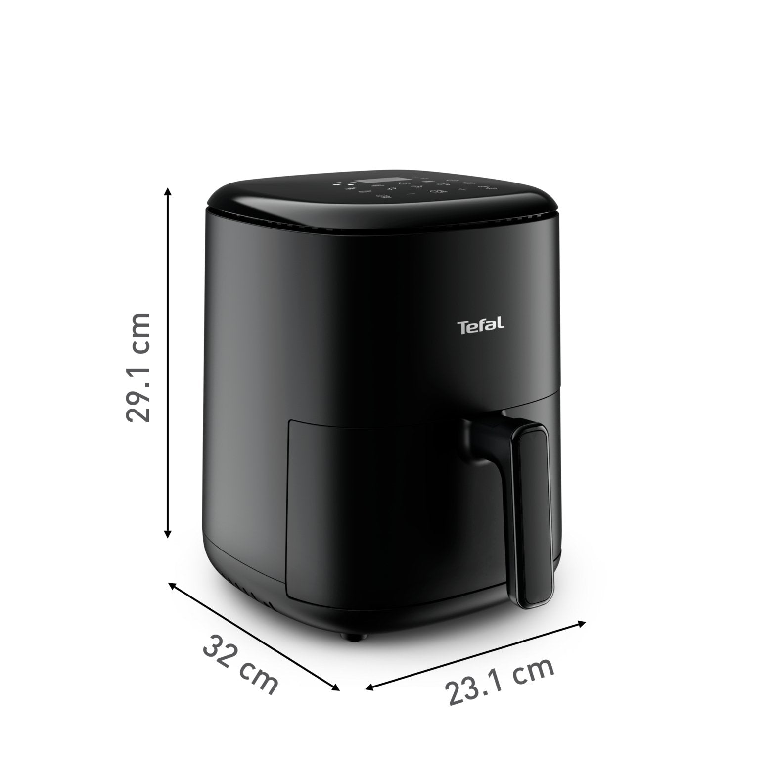 EAN 3045387291020 - Tefal Easy Fry EY145810 freidora Sencillo 3 L Independiente 1300 W Freidora de aire caliente Negro imagen 7