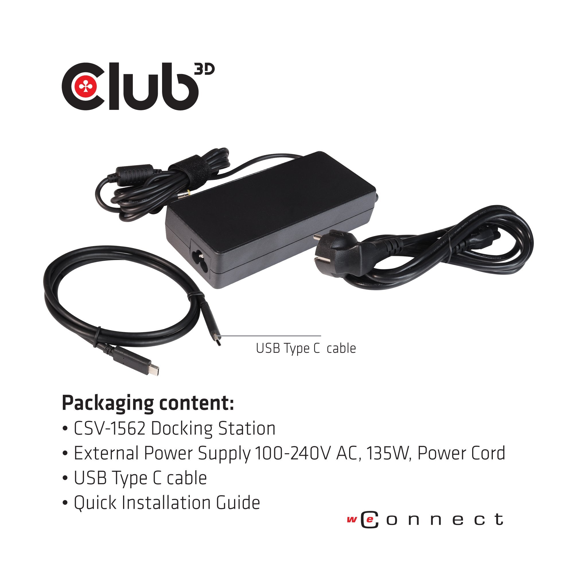EAN 8719214471293 - CLUB3D CSV-1562 base para portátil y replicador de puertos Acoplamiento USB 3.2 Gen 1 (3.1 Gen 1) Type-C imagen 8