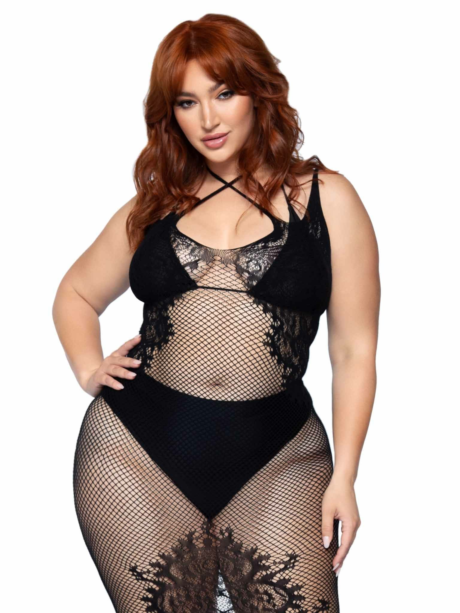 EAN 0714718541969 - Leg Avenue 86064X_00108 conjunto de ropa interior y bodi Negro imagen 1