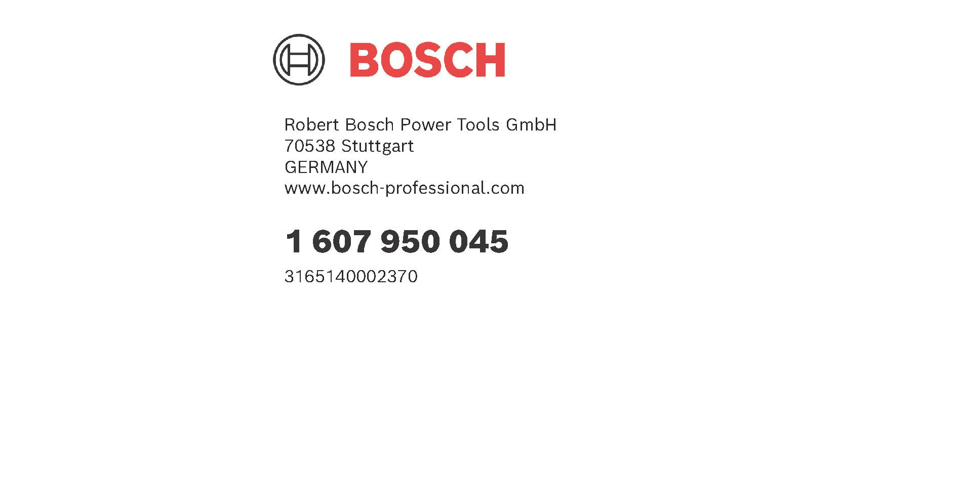 EAN 3165140002370 - Bosch 1 607 950 045 kit de montaje Plata Metal imagen 3