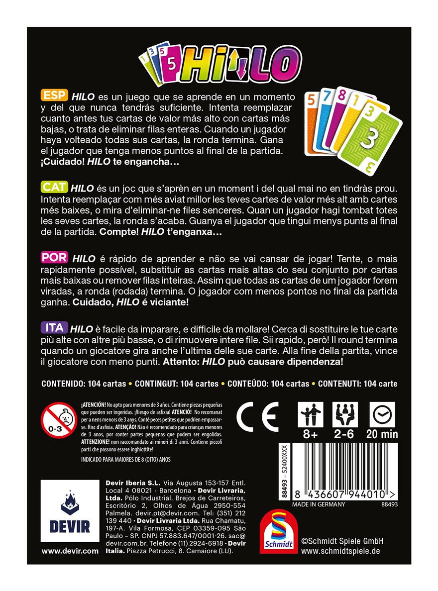 EAN 8436607944010 - Devir BGHILEE juego de tablero 15 min Juego De Cartas Familia imagen 2