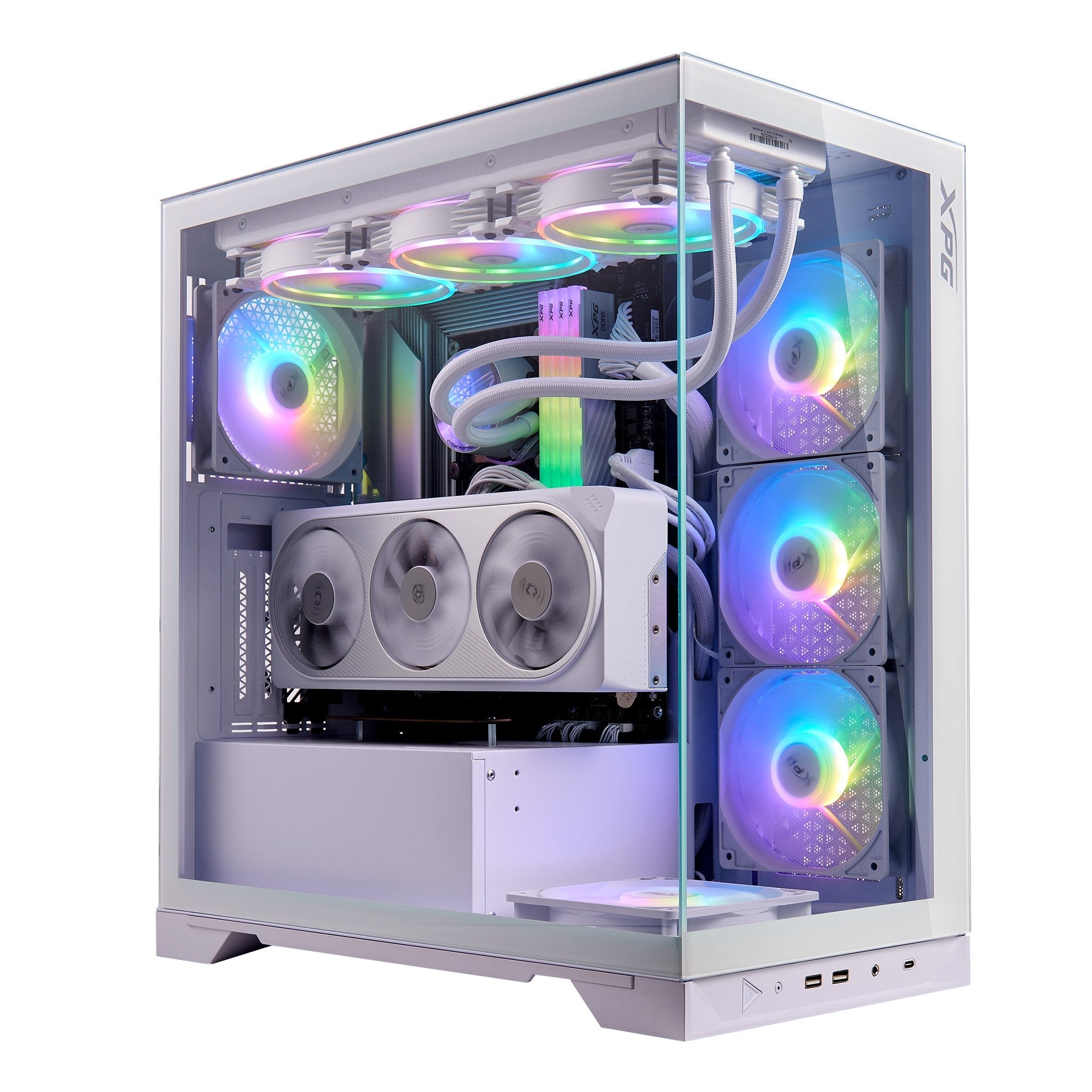 Caja Pc Geh Xpg Invader X Atx Midi Tower Blanco Retail