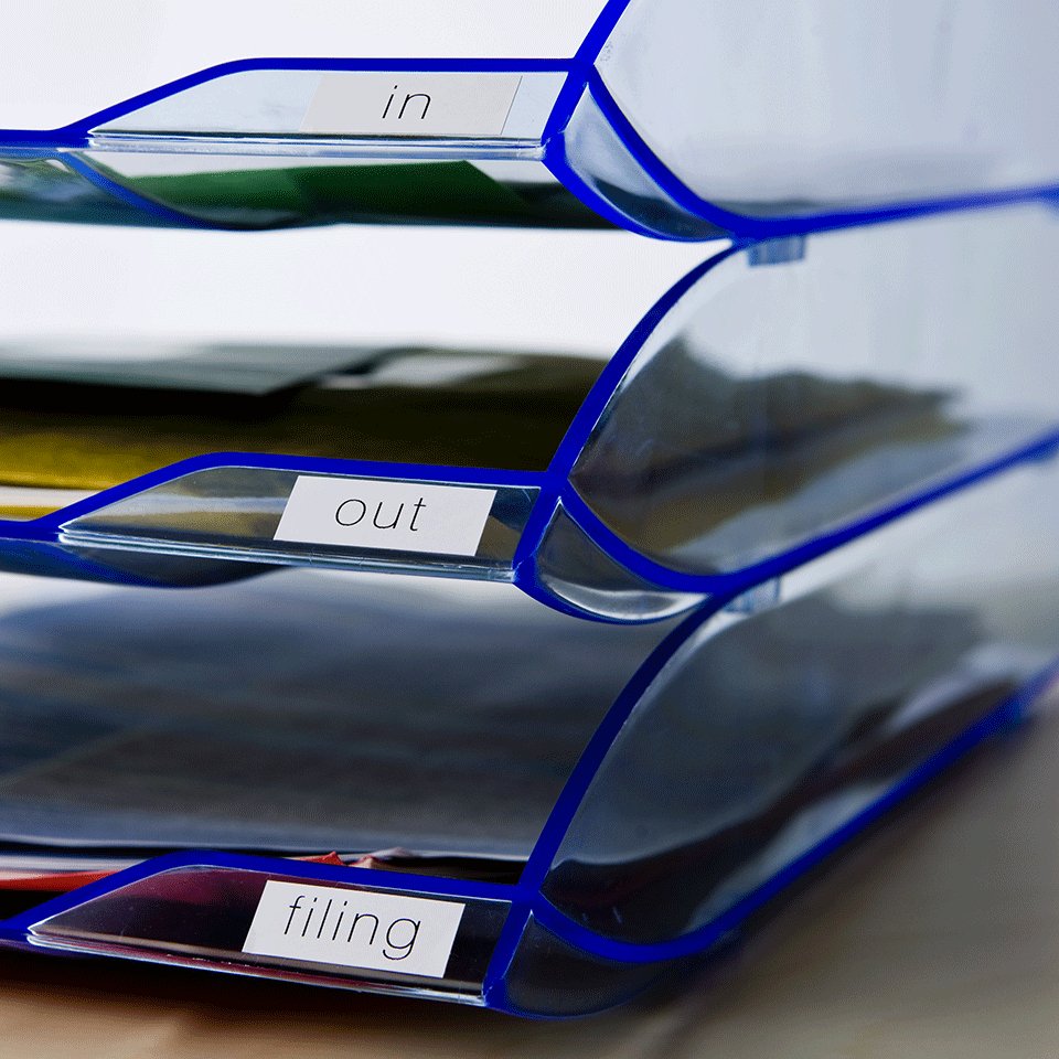 Brother Dk-22214 Blanco Rollo (1,2 Cm X 30,5 M) Papel Termico Para Brother Ql-1050, 1060, 500, 550