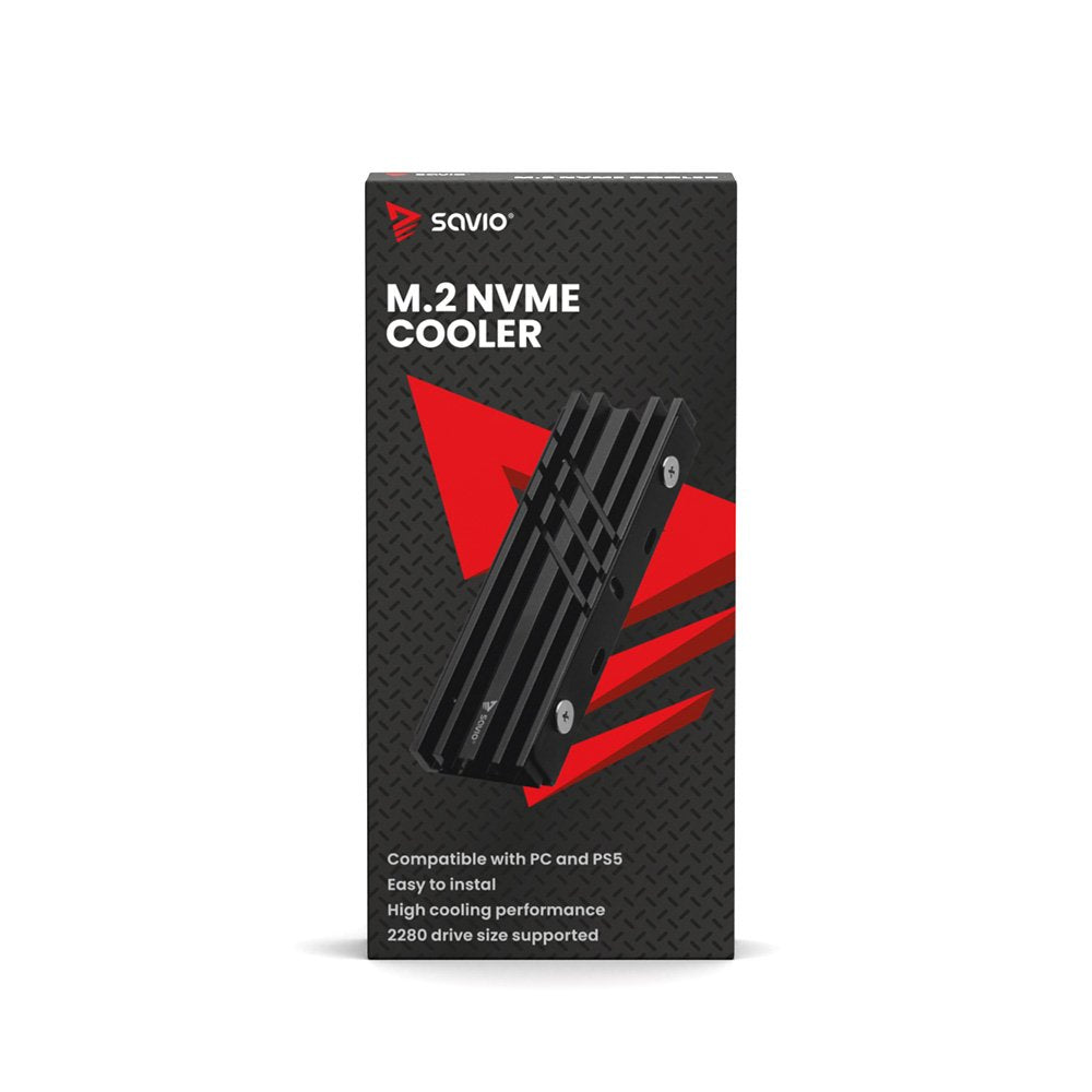 EAN 5901986048077 - Savio Cooler M.2 NVMe 2280, AK-60 diskams Refrigerador de aire imagen 5