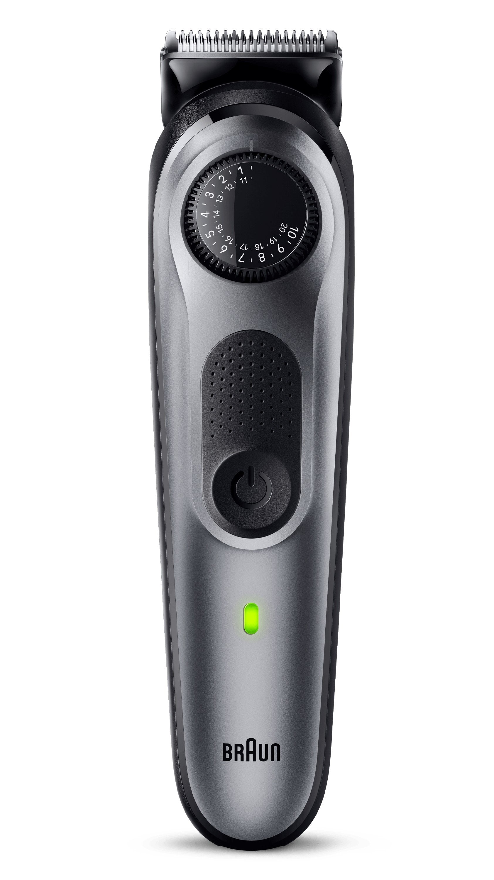 EAN 4210201448112 - Braun BeardTrimmer 5 80708228 depiladora para la barba Batería 40 2 cm Negro, Gris imagen 1