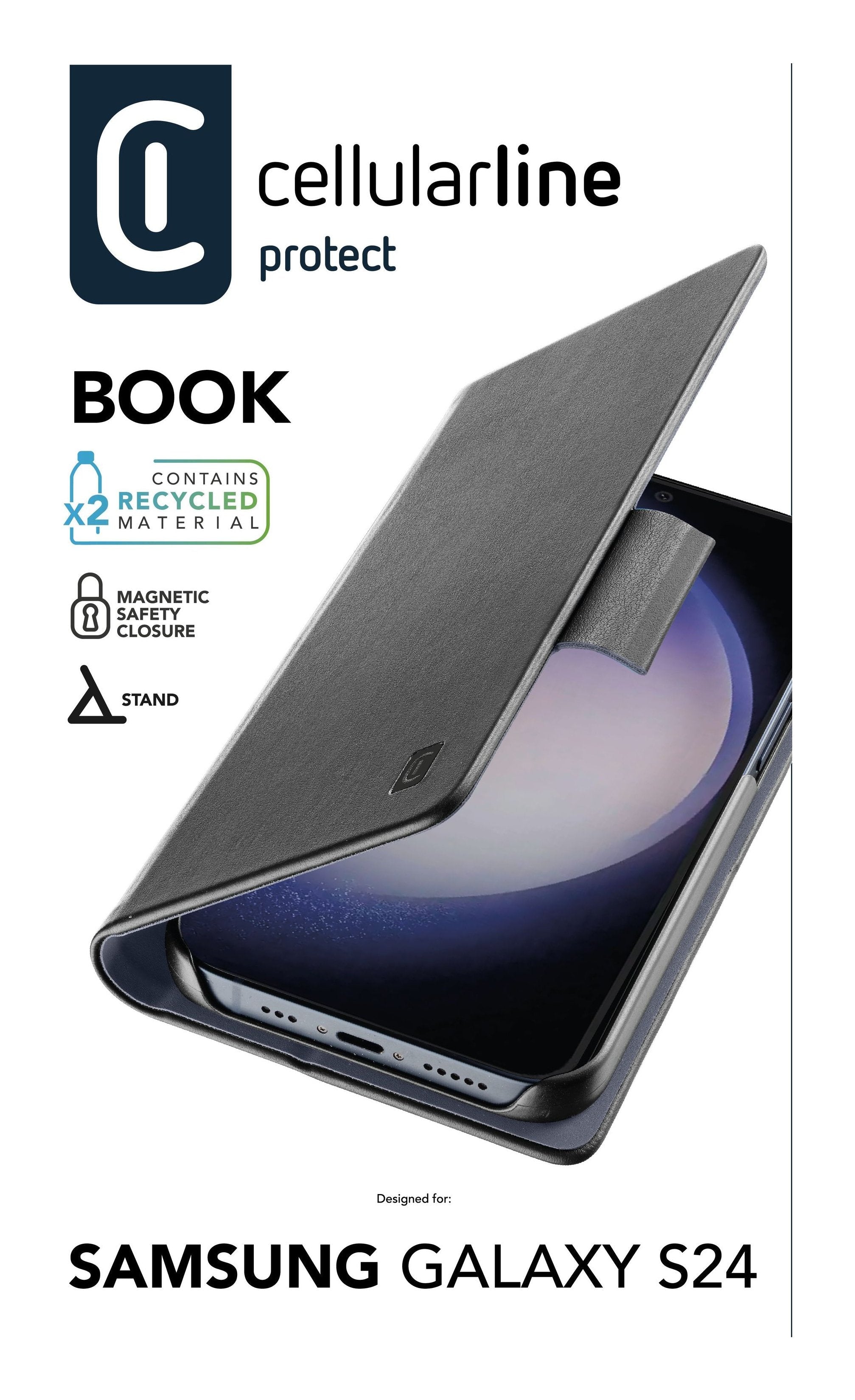 EAN 8018080475221 - Cellularline 8018080475221 funda para teléfono móvil 15,8 cm (6.2") Folio Negro imagen 4