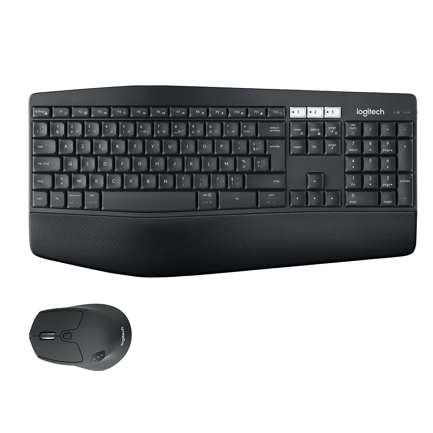 EAN 5099206066861 - Logitech 920-008225 teclado Ratón incluido Universal RF Wireless + Bluetooth AZERTY Belga Negro imagen 2
