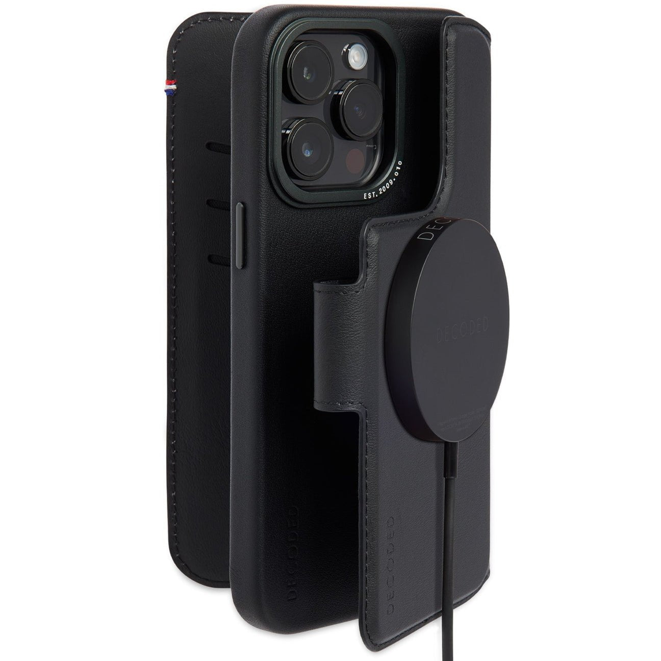 Decoded Modu Wallet Funda Para Iphone 13 Pro Max (6.69") Funda Cartera Negro