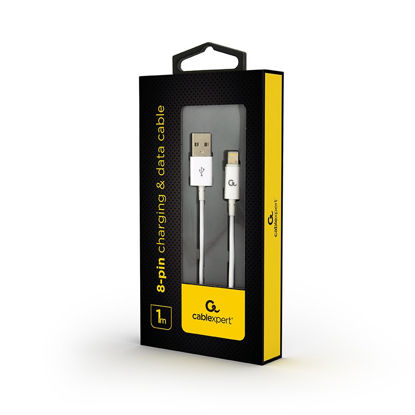 EAN 8716309106450 - Cablexpert CC-USB2P-AMLM-1M-W cable de conector Lightning Blanco imagen 2
