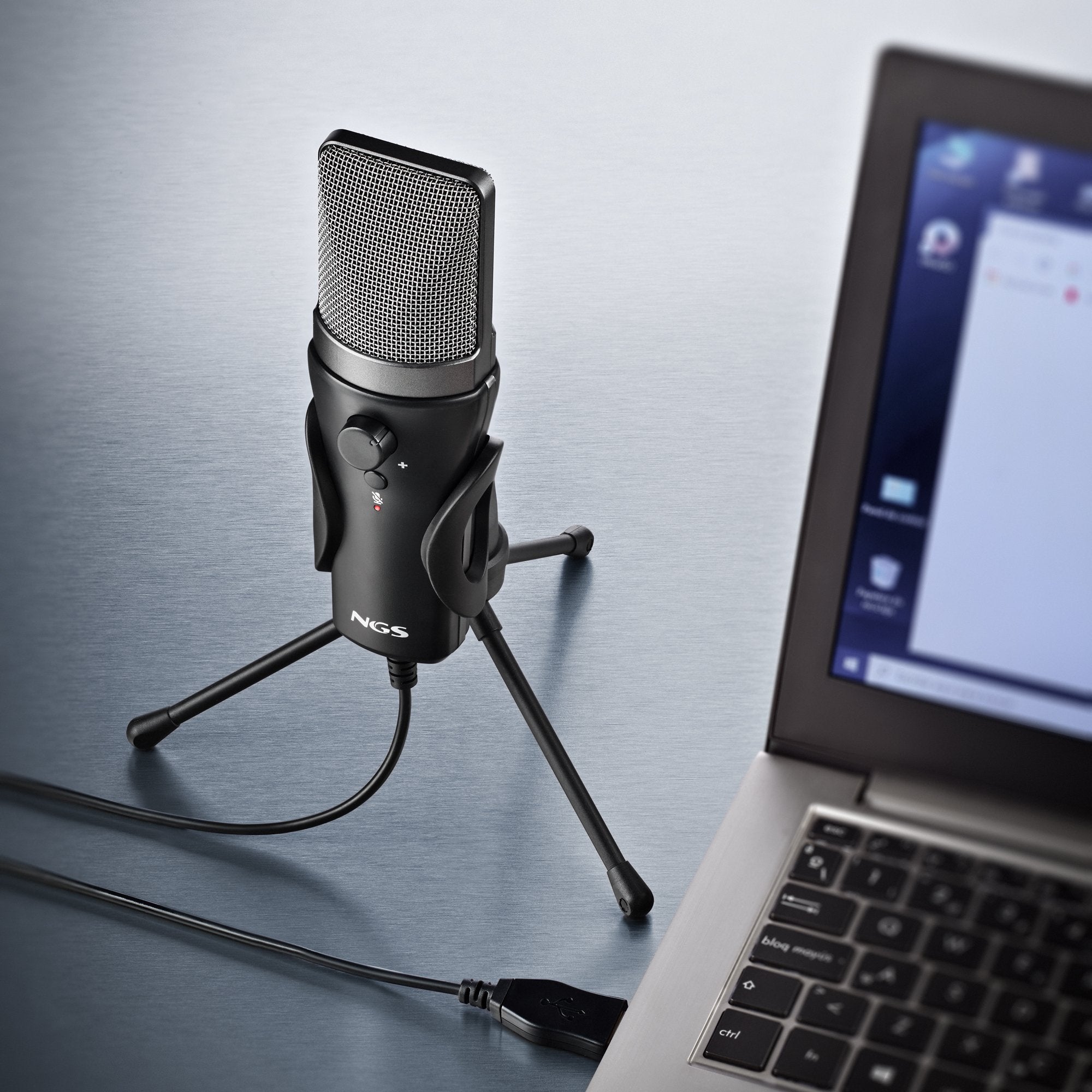 EAN 8435430626988 - NGS MS120 USB Negro Micrófono para crear podcasts imagen 5