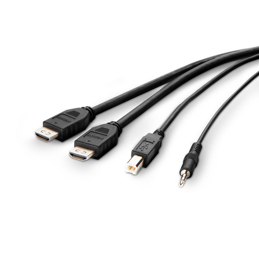 Belkin Secure Kvm Combo Cable - Video- / Usb- / Audio-Cable - Conforme Taa - Usb, Mini-Conector Macho, Hdmi (M)