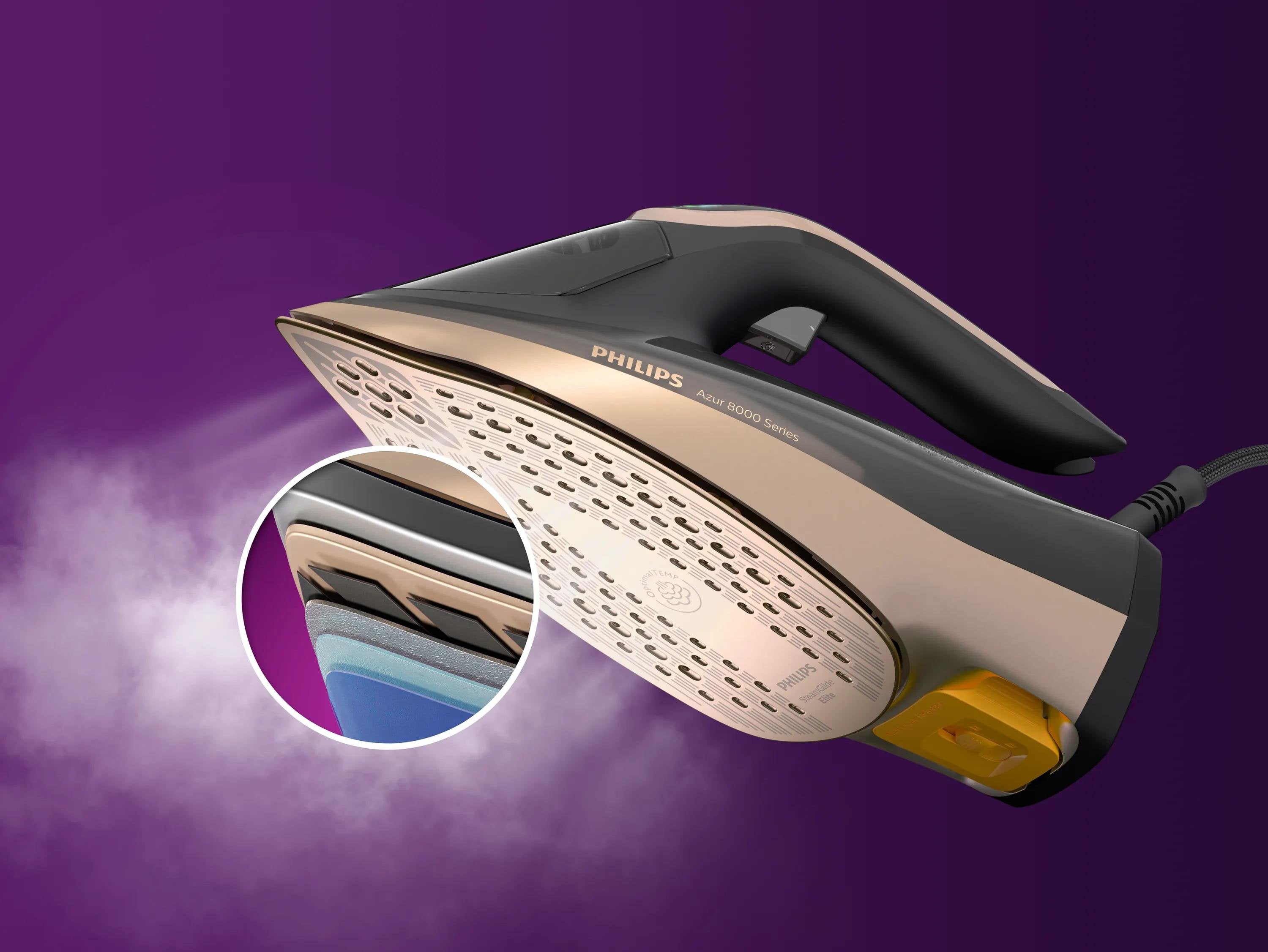 EAN 8720389004698 - Philips DST8041/80 plancha Plancha a vapor Suela SteamGlide Elite 3000 W Negro imagen 6
