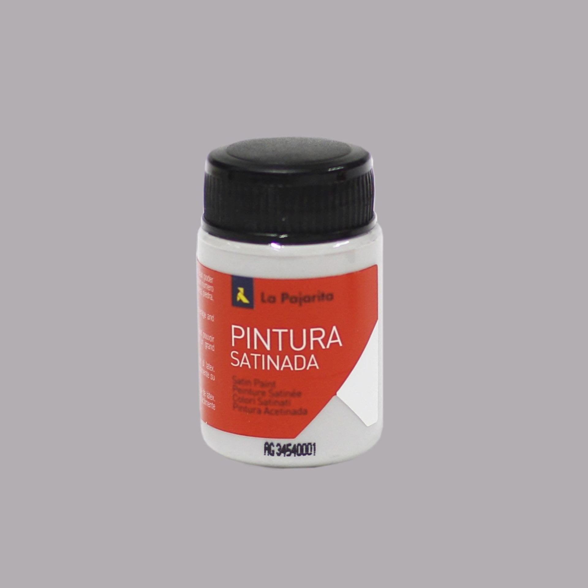 La Pajarita Témpera Escolar Bote De 35ml Satinada Gris L-40