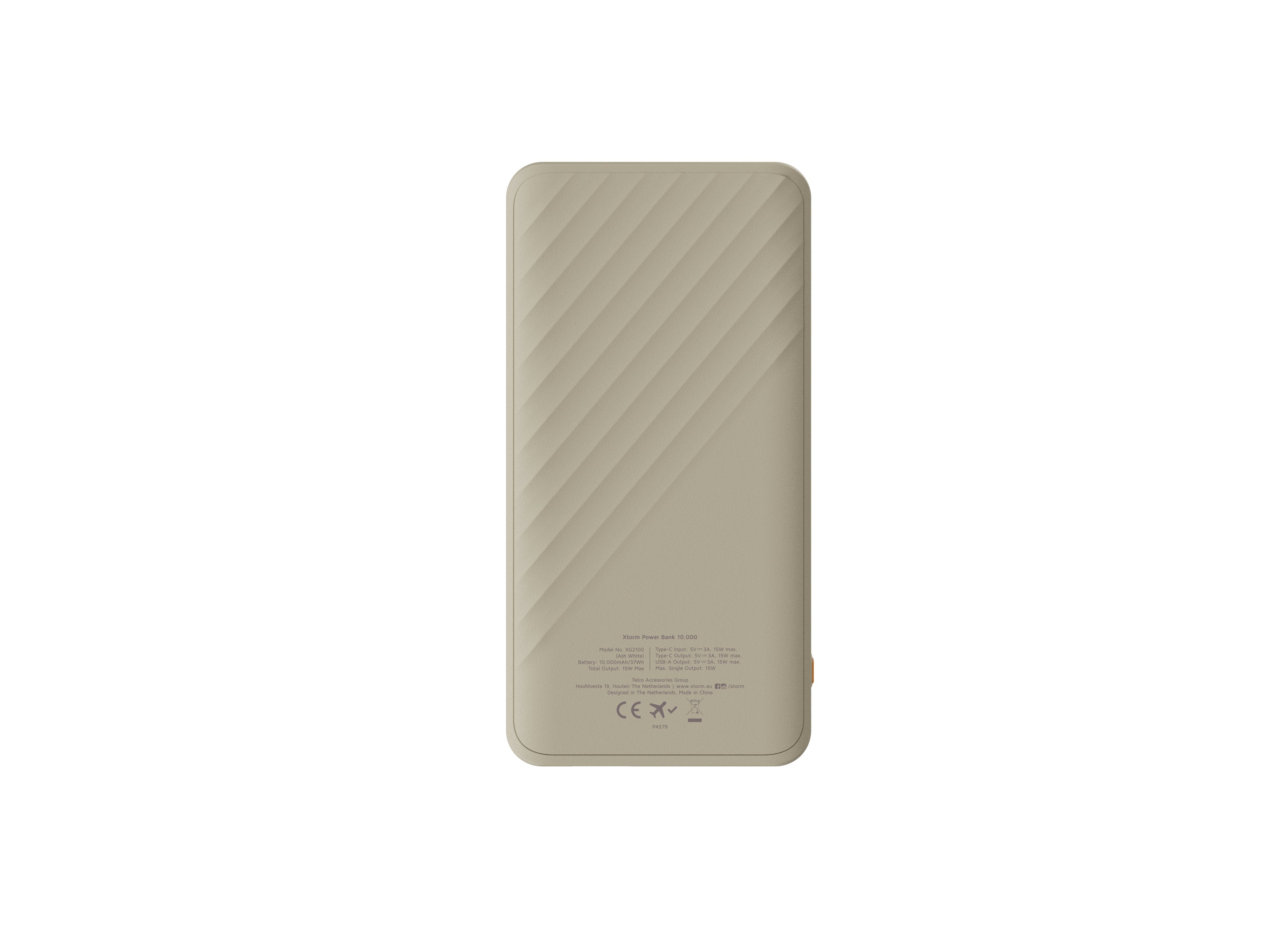 Power Bank Xg2102 Go2 15w 10000mah Arcilla Xtorm 15w/ 10000mah/ Carga Rápida/ Usb-C, Usb-A