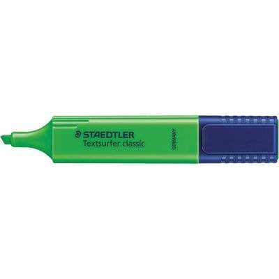 Staedtler Textsurfer Classic 364 Rotulador Marcador Fluorescente - Punta Biselada - Trazo Entre 1mm-5mm - Tinta Con Base De Agua - Color Verde
