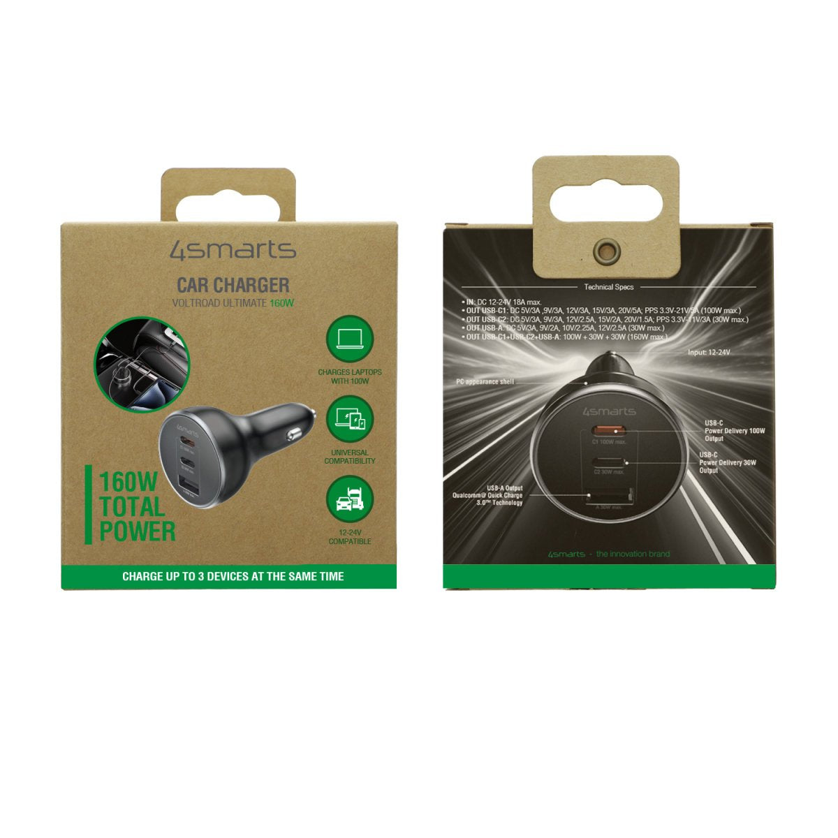 EAN 4252011909735 - 4smarts 541224 cargador de dispositivo móvil Portátil, Smartphone, Reloj inteligente, Tableta, Universal imagen 2