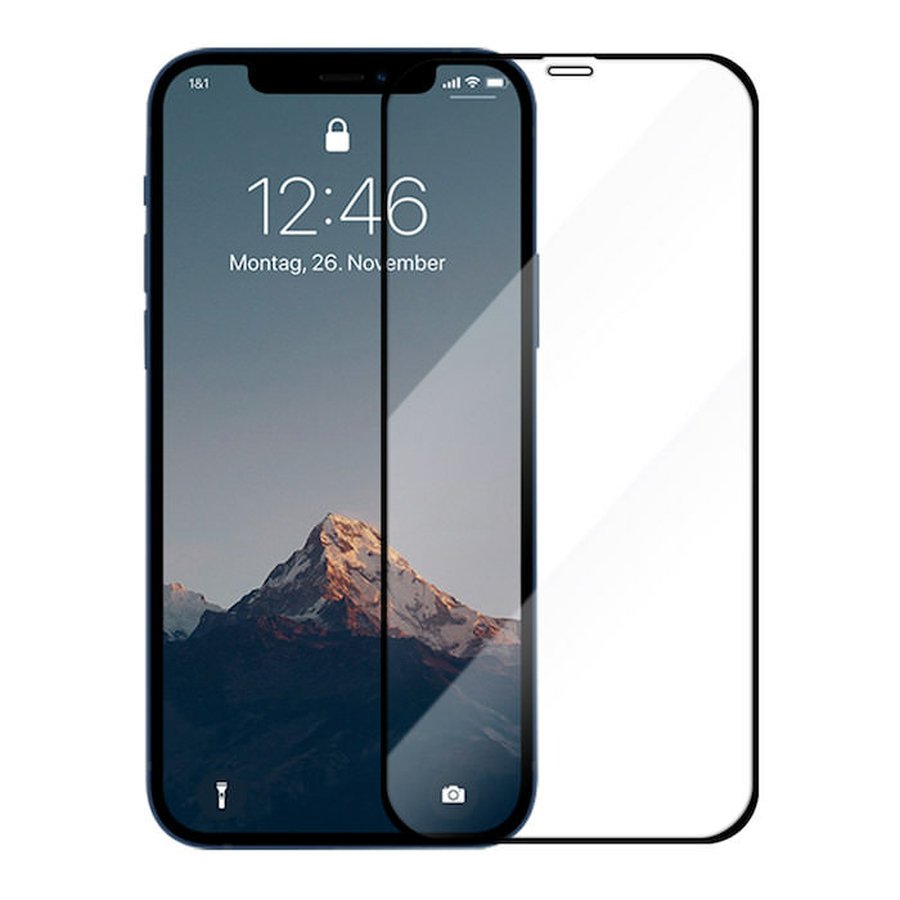 Woodcessories 3d Premium Black Iphone 12 Pro Max Tempered Glass