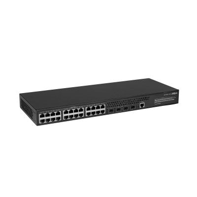 Dahua Technology Access Dh-As4300-24gt4gf Switch Gestionado L2/L2+ Gigabit Ethernet (10/100/1000) Negro